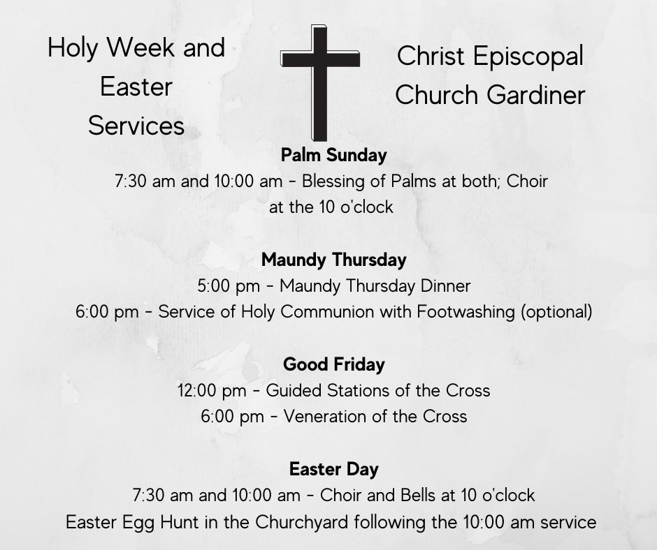 Christ Church on the Common The Episcopal Church in Gardiner, Maine